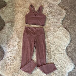 Quince Mauve Athletic Set